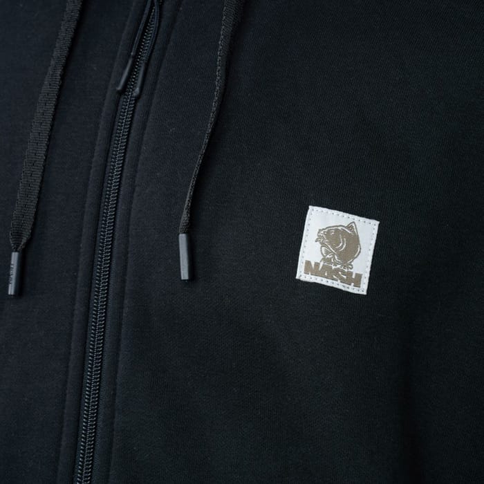 Nash Make It Happen Badge Zipped Hoody - Black