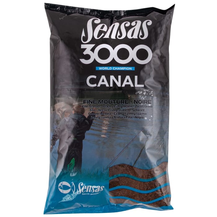 Sensas 3000 Canal Noire Black Fine Texture 1kg