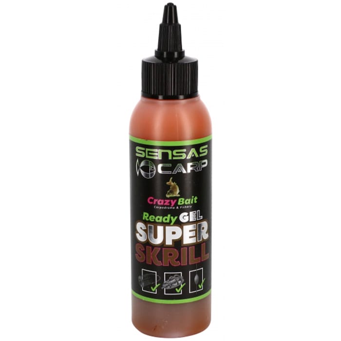 Sensas Crazy Bait Crazy Gel Super Krill 115ml