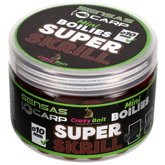Sensas Crazy Bait Crazy Mini Boilies Super Krill 80g