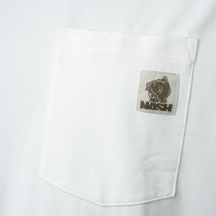 Nash Make It Happen Badge Pocket T-Shirt - Ecru