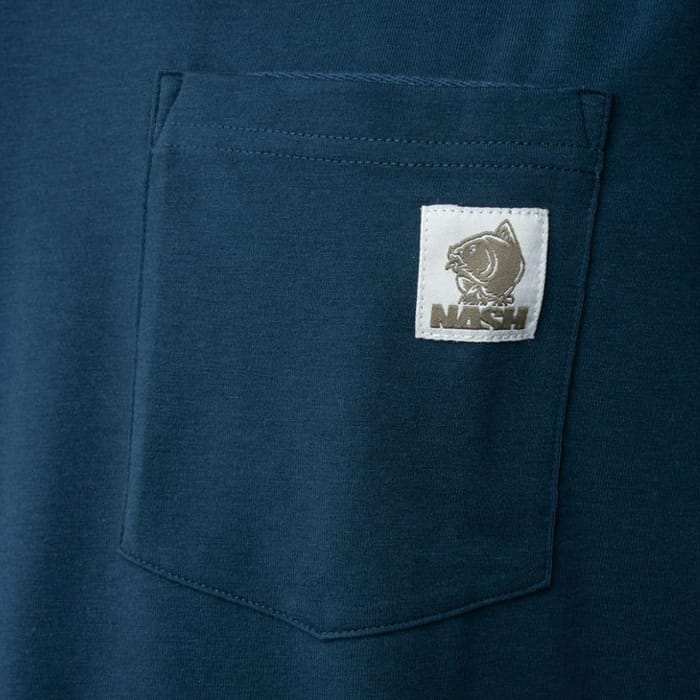 Nash Make It Happen Badge Pocket T-Shirt - Navy Blue