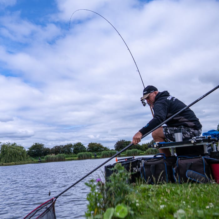 Shimano Aero X5 Precision Multi Feeder Fishing Rod In Use 2