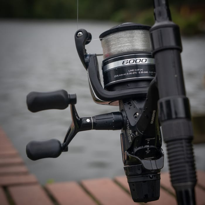 Shimano Baitrunner ST RB Reel In Use4