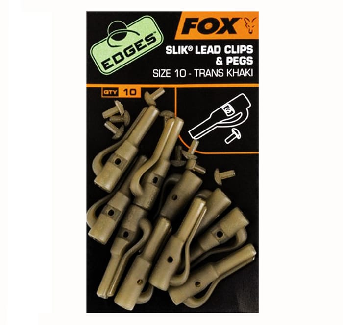 Fox Edges Slik Lead Clips & Pegs