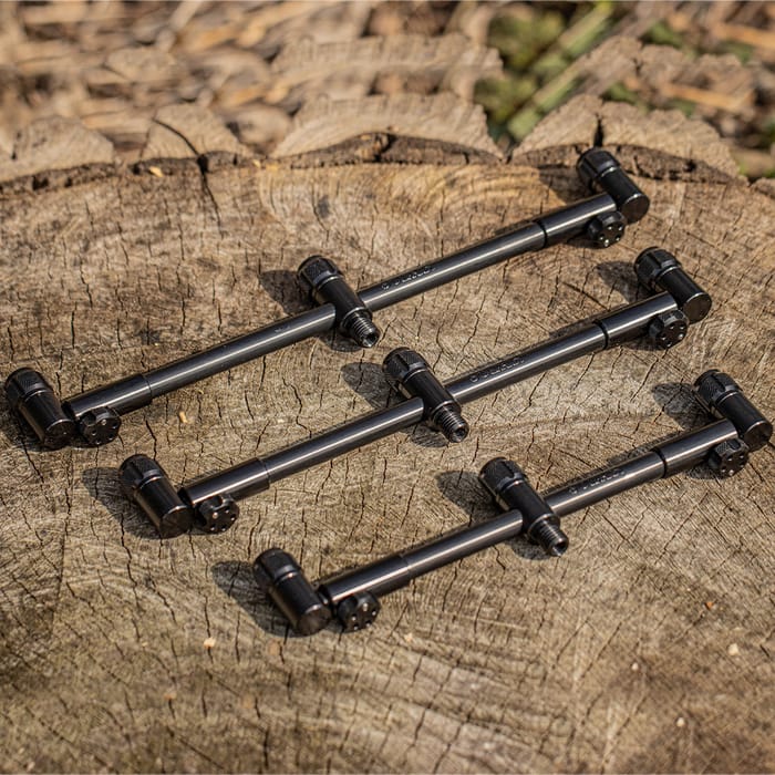 Solar Black-Lite Pro-Loc 2 Rod Adjustable Fishing Buzzer Bar 1