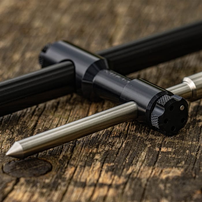 Solar Black-Lite Fishing Bankstick Stabiliser In Use 4
