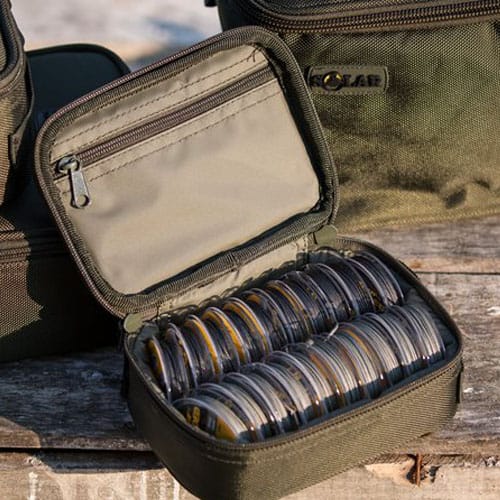 Solar Hard Case Accessory Fishing Bag Small In Use 1