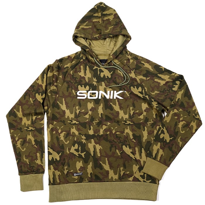 Sonik Camo Fishing Hoodie