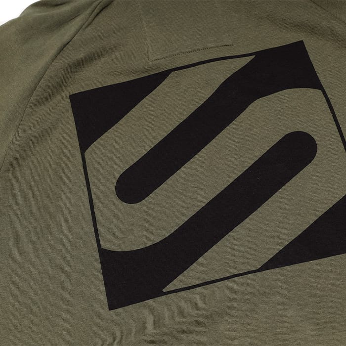 Sonik Green Fishing Hoodie Back Logo