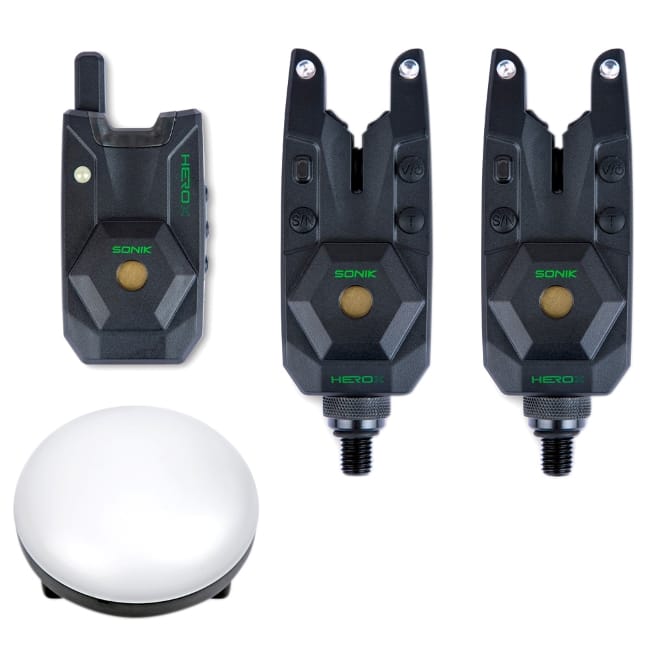 Sonik Herox Bite Alarm Set + Bivvy Lamp