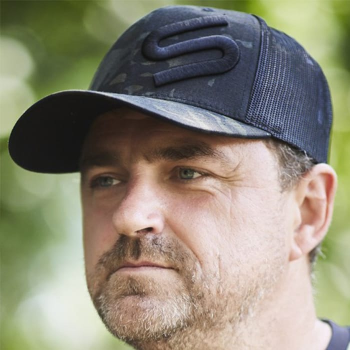 Sonik Multicam Mesh Fishing Cap In Use