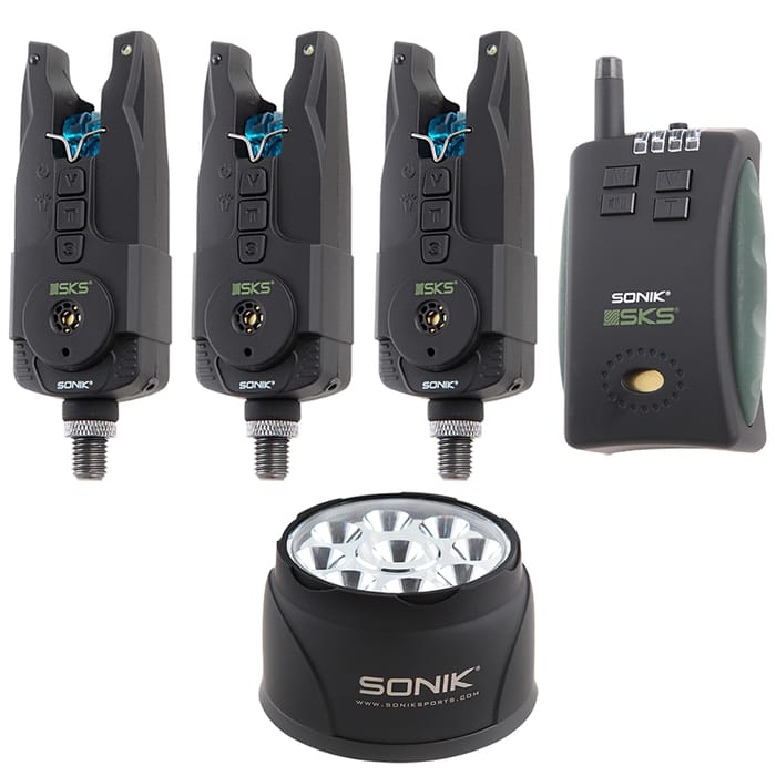 Sonik SKS Alarm + Bivvy Light Set