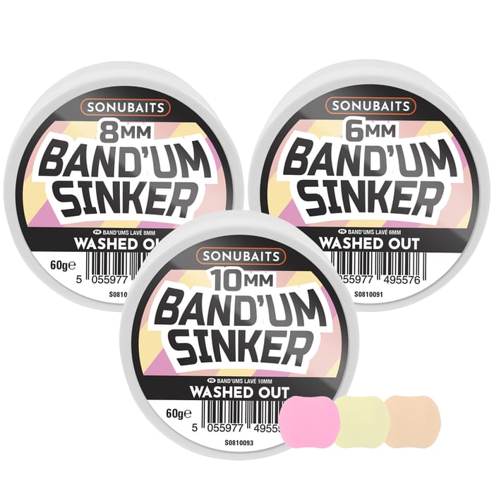 Washed Out Ruddin Sonubaits Band'um Sinkers Washed Out