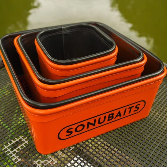 Sonubaits EVA Bait Tub & Strainer Sets
