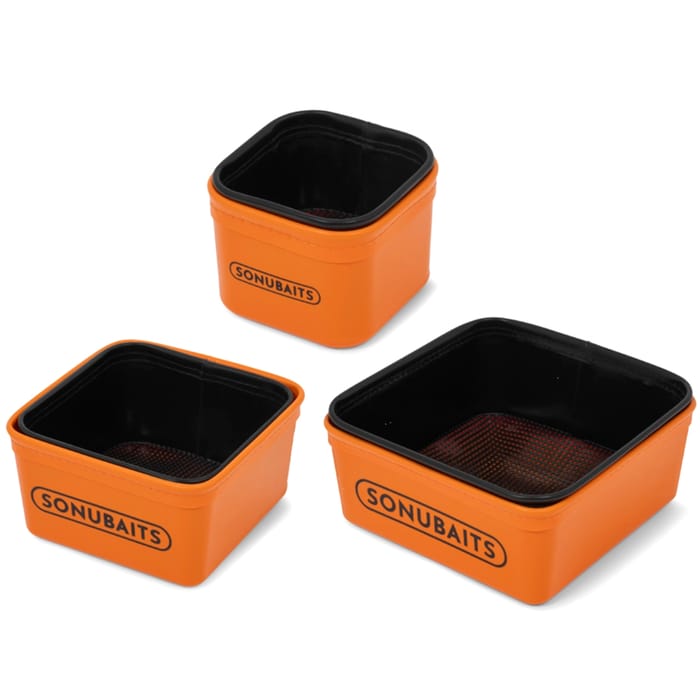 Sonubaits EVA Bait Tub & Strainer Sets