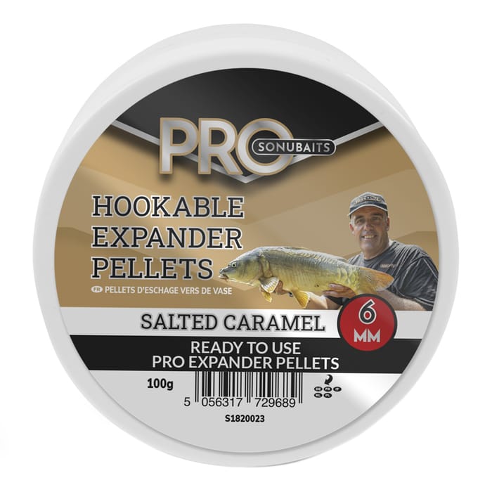 Sonubaits Hookable Expander Pellets Salted Caramel 6mm
