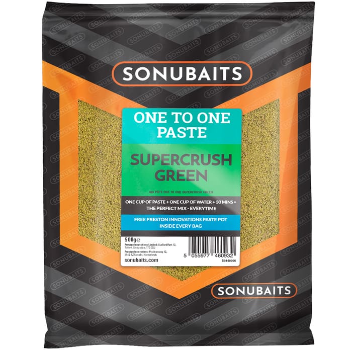 SonuBaits One to One Paste Supergreen Crush