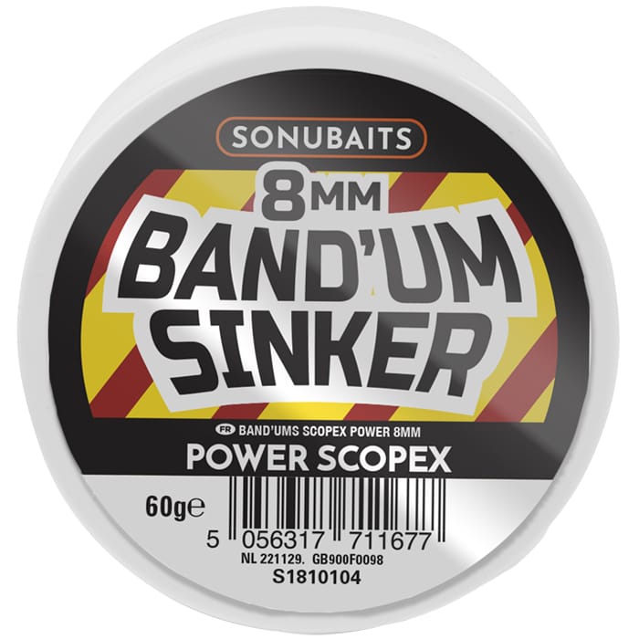 Sonubaits Power Scopex Band'um Sinkers 8mm