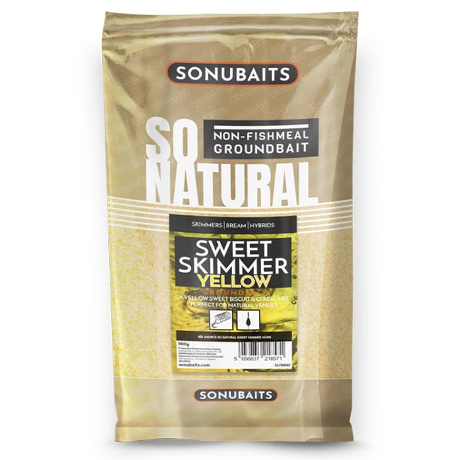 Sonubaits So Natural Groundbait - Sweet Skimmer Yellow