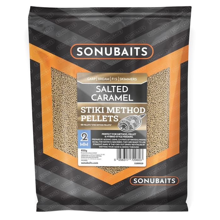 Sonubaits Stiki Salted Caramel Method Fishing Pellets