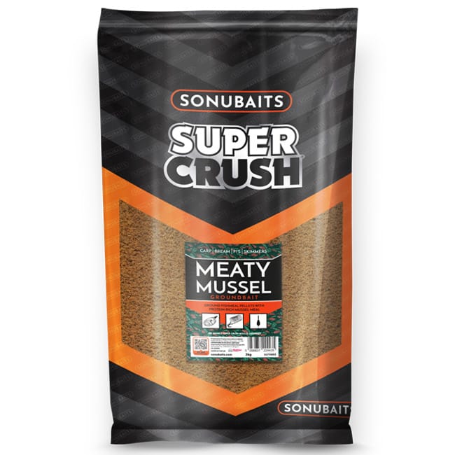 Sonubaits Supercrush Groundbait 2kg - Meaty Mussel