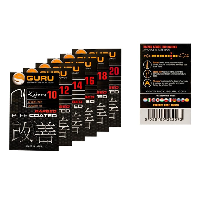 Guru Kaizen Spade Hooks - Barbed