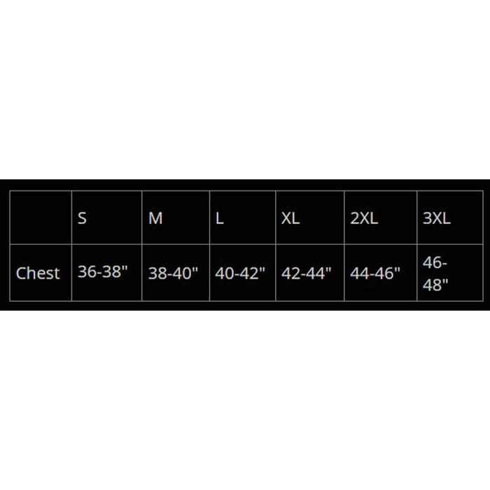 Speero Armour DPM Top Size Guide