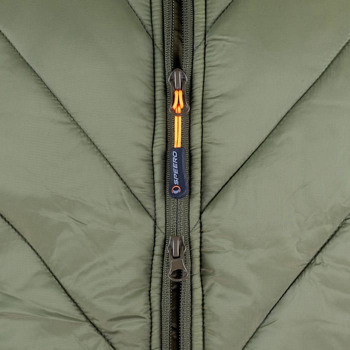 Speero Polaris Green Jacket Close Up 4
