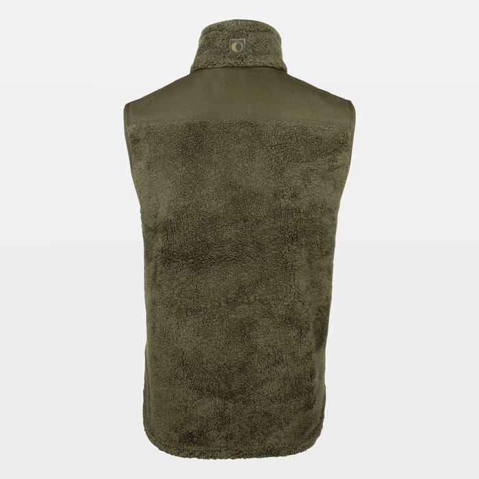 Speero Sherpa Fleece Gilet - Dark Olive
