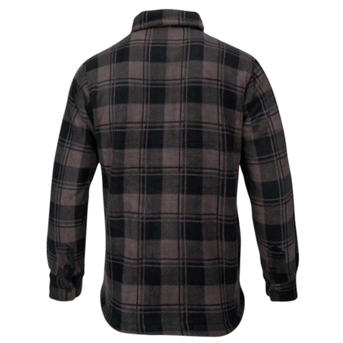 Speero Sherpa Fleece Lined Shirt - Brown