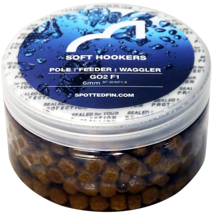 Spotted Fin GO2 F1 Soft Hook Pellets 80g 6mm