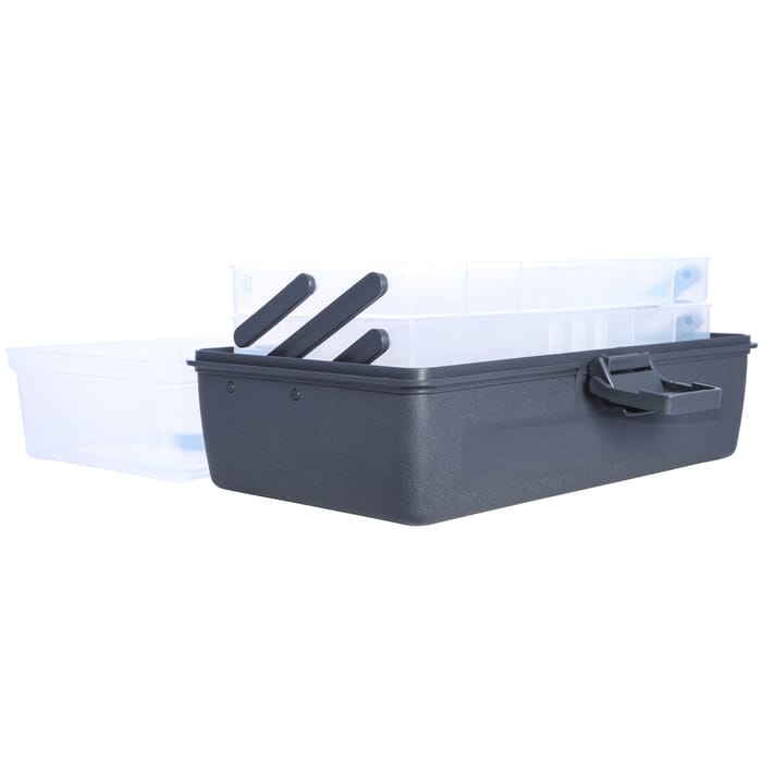 stillwater 2 tray cantilever tackle box