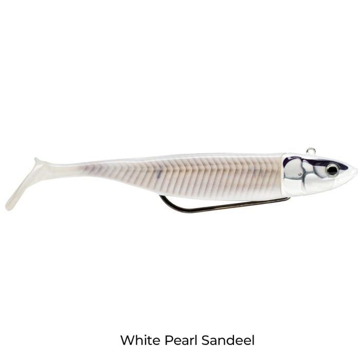 Storm 360GT Coastal Biscay Shad Lures 12cm White Pearl Sandeel