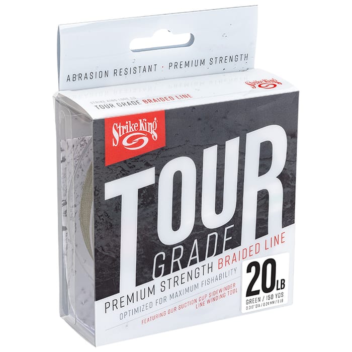 Strike King Tour Grade Braid Green 150yds 20lb