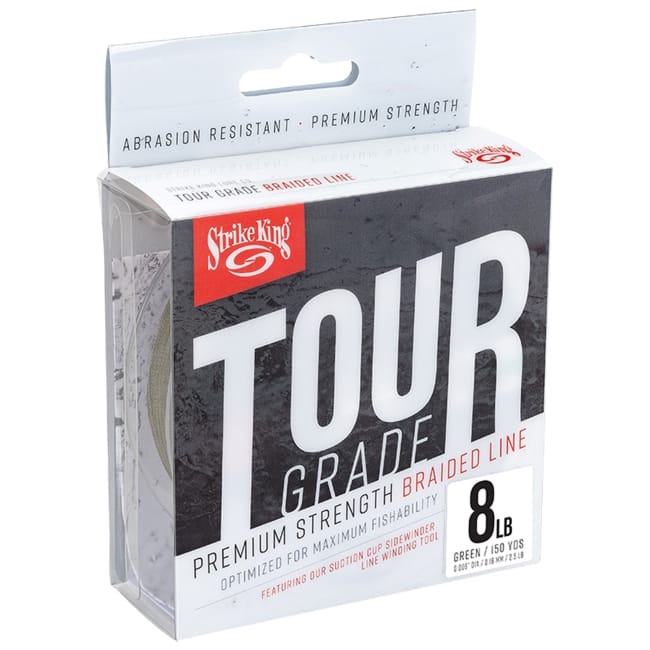 Strike King Tour Grade Braid Green 150yds 8lb