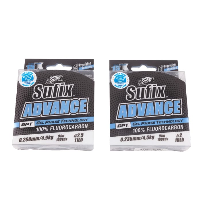 Sufix Advance FC G2 Clear Braid 100yd 1