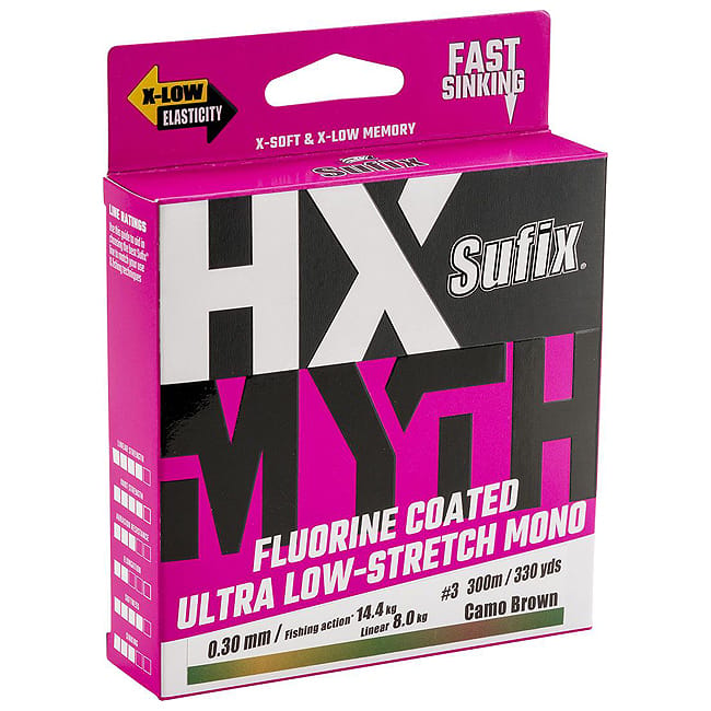 Sufix HX-Myth Mono 300m - Camo Brown