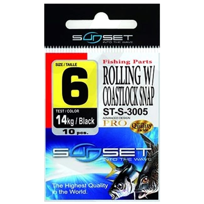 Sunset Rolling Swivel With Coastlock Snap ST-S-3005