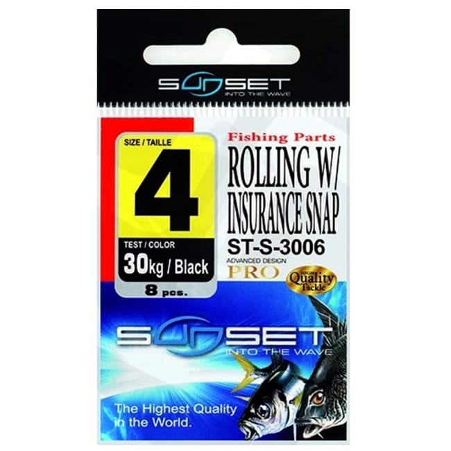 Sunset Rolling Swivel With Insurance Snap ST-S-3006 2