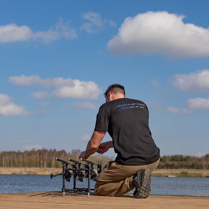 Tackling Minds Ultra Premium Fishing T-Shirt In Use 4