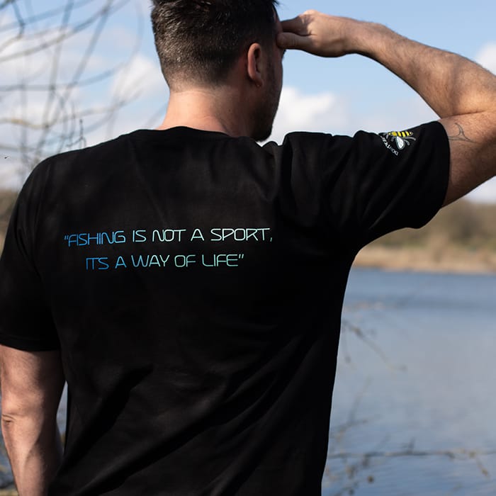 Tackling Minds Ultra Premium Fishing T-Shirt In Use 3