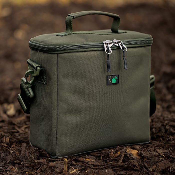 Thinking Anglers 600D Olive Bait Up Fishing Bag On The Bank