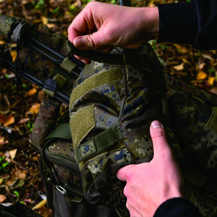 Thinking Anglers Camfleck Fishing Reel Pouch In Use 1