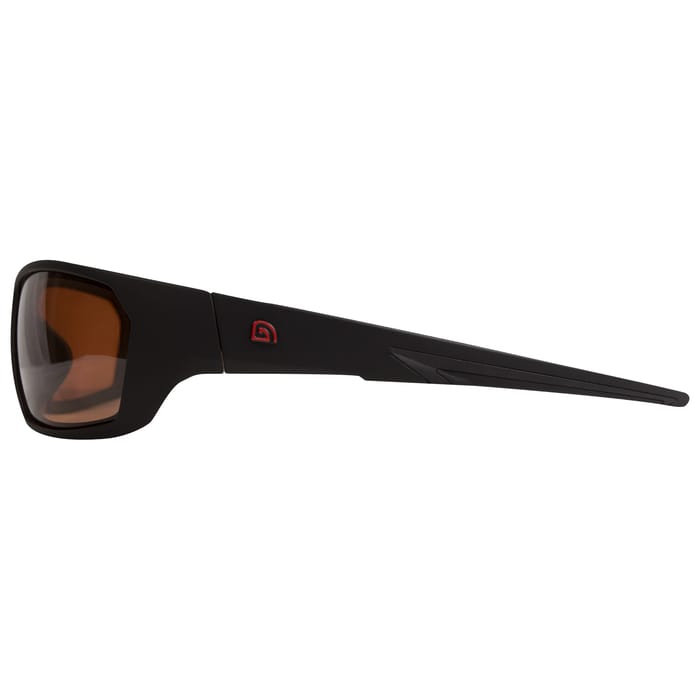Trakker Amber Wrap Around Fishing Sunglasses Left Side