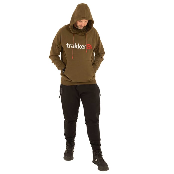 Trakker CR Logo Hoodie In Use 1