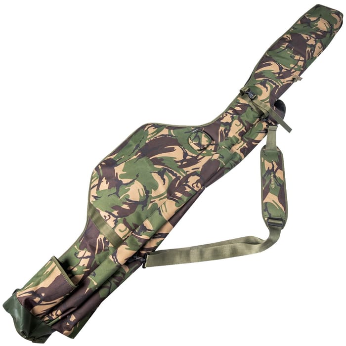 Trakker DPM 3 Rod Padded Fishing Sleeve 12ft Side