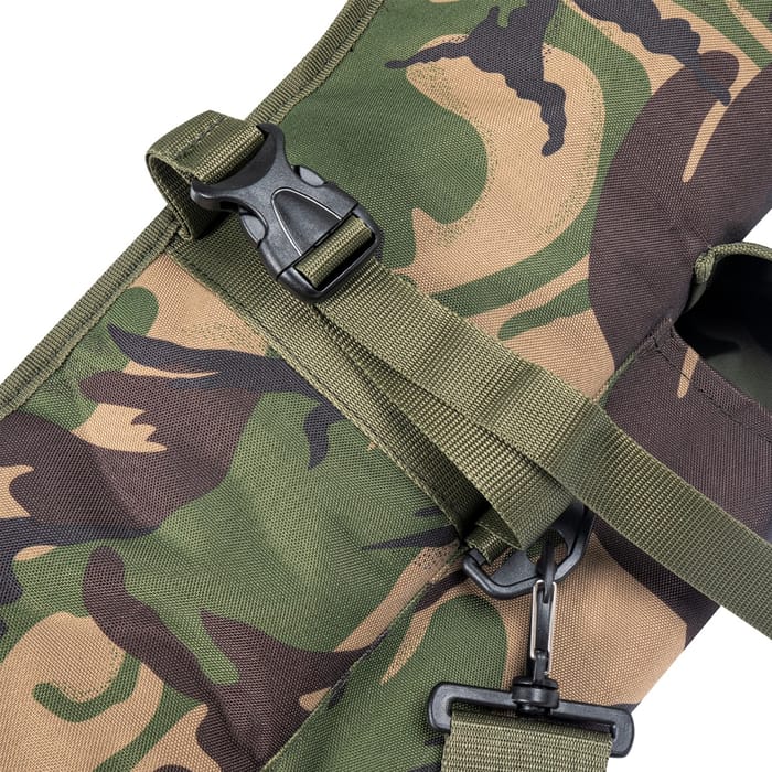 Trakker DPM 3 Rod Padded Fishing Sleeve 12ft Strap and Clip