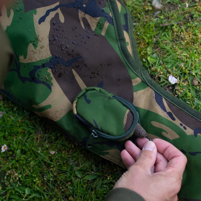 Trakker DPM Single Fishing Rod Sleeve 12ft In Use 4