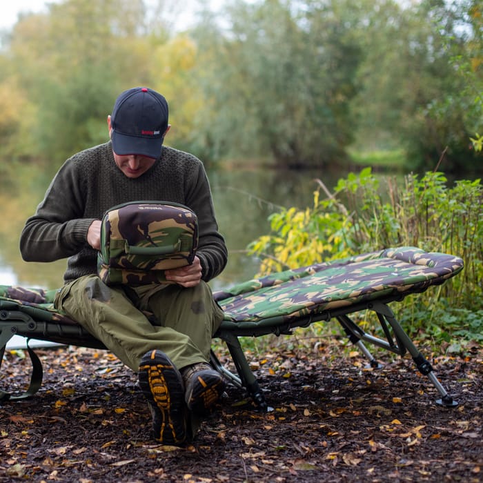 Trakker DPM Superlite Bed In Use